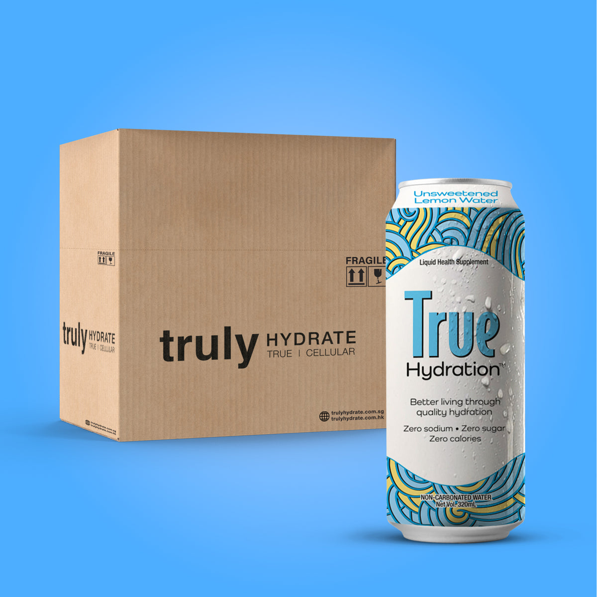 True Hydration 無糖檸檬水 320毫升