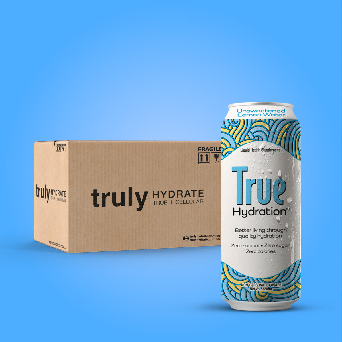 True Hydration 無糖檸檬水 320毫升